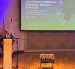 El ministro de Ambiente y Energía, Juan Carlos Blum, en la presentación del Balance Energético Nacional 2025, en Quito, este 23 de septiembre de 2026.