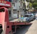 El vehículo fue denunciado en redes sociales por tener placa adulterada.,