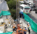 Trabajadores de la española Typsa trabajan en un perfilamiento para la extensión del metro de Quito hasta Calderón, una vez que terminaron el estudio del tramo hasta La Ofelia.