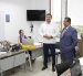 Damián Larco acompañó a la presentación de Falconí en su nueva designación
