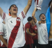 Los juveniles de River Plate celebraron en Miami la conquista de la primera edición de la Messi Cup, tras vencer 2-0 al Atlético de Madrid.