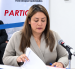 Gabriela Sierra fue la abogada que representó a Hamilton Taramuel en la audiencia de impugnación.