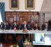 Delegados del Gobierno de Perú durante el encuentro de la Comunidad Andina en Quito, este miércoles 30 de septiembre.