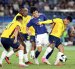 Kaina Tanimura (C) de Japón enfrentando a Ecuador en la Copa Kirin.
