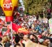 Protestas del jueves en París para pedir subidas de salarios y contra la congelación de los salarios públicos de cara a las negociaciones del Presupuesto.