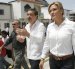 Cynthia Viteri y Jaime Nebot durante un recorrido político en Guayaquil, hace algunos años.