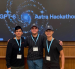 El equipo de Astra HQ durante el GPT-6 Astra Hackathon NYC, donde obtuvo 50.000 dólares en créditos de OpenAI para impulsar el desarrollo de su proyecto