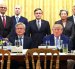Donald Trump se reunió entre otros con Musk (xAI), Zuckerberg (Meta), Huang (Nvidia), Amodei (Anthropic), Pichai (Google), Brockman (OpenAI) y Bezos (Amazon) para discutir sobre la seguridad de la IA.