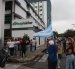 Aquiles Álvarez llegó a la clínica Alcívar, en Guayaquil, bajo resguardo militar este viernes 2 de octubre.