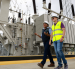 Recorrido por la subestación eléctrica Las Esclusas en Guayaquil.