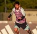 Lionel Messi en el último entrenamiento con la selección de Argentina, previo a su retiro el martes 6 de octubre.