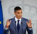 El presidente del Gobierno, Pedro Sánchez, comparece en rueda de prensa tras la reunión del Consejo de Ministros, este martes en el Palacio de la Moncloa.