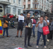 Pacientes renales realizaron una protesta para exigir garantías en sus tratamientos y apoyo para cubrir los costos de traslado hacia las sesiones de diálisis.