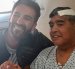 Leopoldo Luque (i) era el médico de Diego Armando Maradona (d).