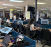 La redacción de Expreso durante el cierre de su última edición impresa.