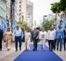 Ceremonia: La Unción Cívica se realizó en el parque Centenario sin la presencia de la alcaldesa subrogante, Tatiana Coronel.