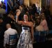 La alcaldesa Tatiana Coronel arriba al Salón de la Ciudad para la Sesión Solemne del 9 de Octubre.