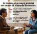 Imagen, trabajada con IA, para graficar una consulta entre psicólogo y paciente.