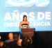 Tatiana Coronel, alcaldesa subrogante de Guayaquil, durante la sesión solemne del Concejo Cantonal este viernes 9 de octubre.