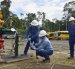Foto referencial del trabajo en la explotación de petróleo en Ecuador.