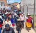 Comunidades marcharon el 12 de octubre en Cañar por extorsiones y amenazas a comerciantes.