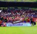 Los jugadores de Atlético FC celebran el ascenso.