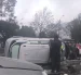 Un vehículo se impactó contra el muro central del intercambiador de la avenida Simón Bolívar,