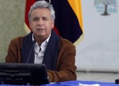Moreno dijo que son “alta prioridad nacional” y ratificó que “vamos a hacer que Javier, Paúl y Efraín regresen con vida”. (Presidencia Ecuador)