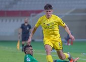 Gaibor se mandó dos golazos con su equipo, el Al-Wasl.
