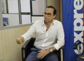 El gobernador del Guayas en las instalaciones de Diario EXPRESO.