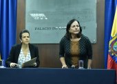 La Ministra de Gobierno María Paula Romo y la Ministra de educación, Montserrat Creamer, hablaron sobre la emergencia sanitaria por el coronavirus.