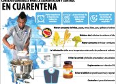 Hay varios consejos sobre el cambio de dieta para evitar la subida de peso durante el tiempo en casa