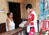 La Cruz Roja lleva ayuda a las personas vulnerables gracias a las donaciones.