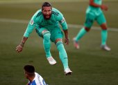 Sergio Ramos volvió a castigar las redes en la Liga española.