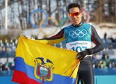 Histórico. El 16 de febrero de 2018 pasó a la historia cuando el tricolor pudo empuñar la bandera tricolor luego de competir y sobre todo culminar los 15 kilómetros de esquí estilo libre en Pyeongchang.