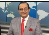 Hugo Gavilánez, presentador de noticias del canal RTS.