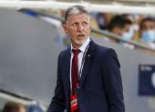Jaroslav Silhavy durante el partido de Liga de Naciones que hace pocos dirigió. Hoy tiene coronavirus.

 FILES-FBL-EUR-NATIONS-ISR-CZE
