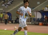 Fernando Gaibor, volante del Equipo de la Ciudad, debutó en el triunfo de su equipo 4-12 sobre Aucas.