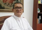 El arzobispo de Guayaquil, Luis Cabrera, presidente de la Conferencia Episcopal Ecuatoriano.