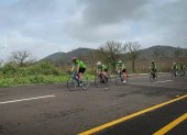 Prácticas. Algunos de los ciclistas durante las jornadas de entrenamientos previos.