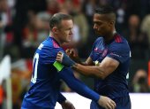 Antonio Valencia y Wayne Roodney en la época dorada del United.