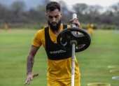 El delantero Gonzalo Mastriani ya está junto al resto de la plantilla torera cumpliendo la pretemporada en Manta.