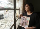 Madre de Lisbeth Baquerizo. La joven fue asesinada por su esposo el pasado 21 de diciembre.