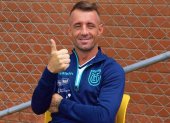 Damián Díaz, volante nacionalizado ecuatoriano, estuvo en el último microciclo de Gustavo Alfaro.