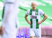 Arjen Robben jugó algunos minutos en el choque del Groningen contra por la liga holandesa.