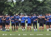 Los azules se preparan para el choque de hoy contra el Bragantino.