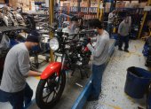 Mercado. En promedio se venden cerca de 13.000 motos por mes.