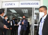 El vicepresidente Alfredo Borrero visitó varias casas de salud públicas y privadas de Guayaquil, este viernes 28 de mayo.