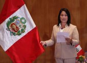 Imagen de archivo de la candidata Keiko Fujimori, del partido Fuerza Popular.