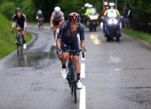 Richard Carapaz quedó como único líder del Ineos Grenadiers. Su equipo resaltó el esfuerzo realizado en la etapa por el ciclista ecuatoriano.